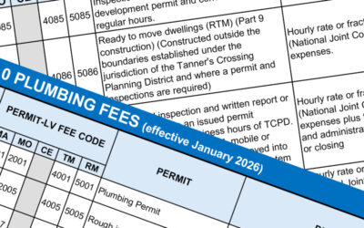 Fee Schedule Updates