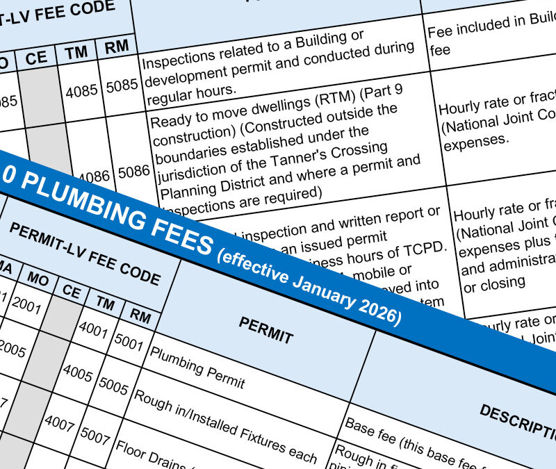 Fee Schedule Updates